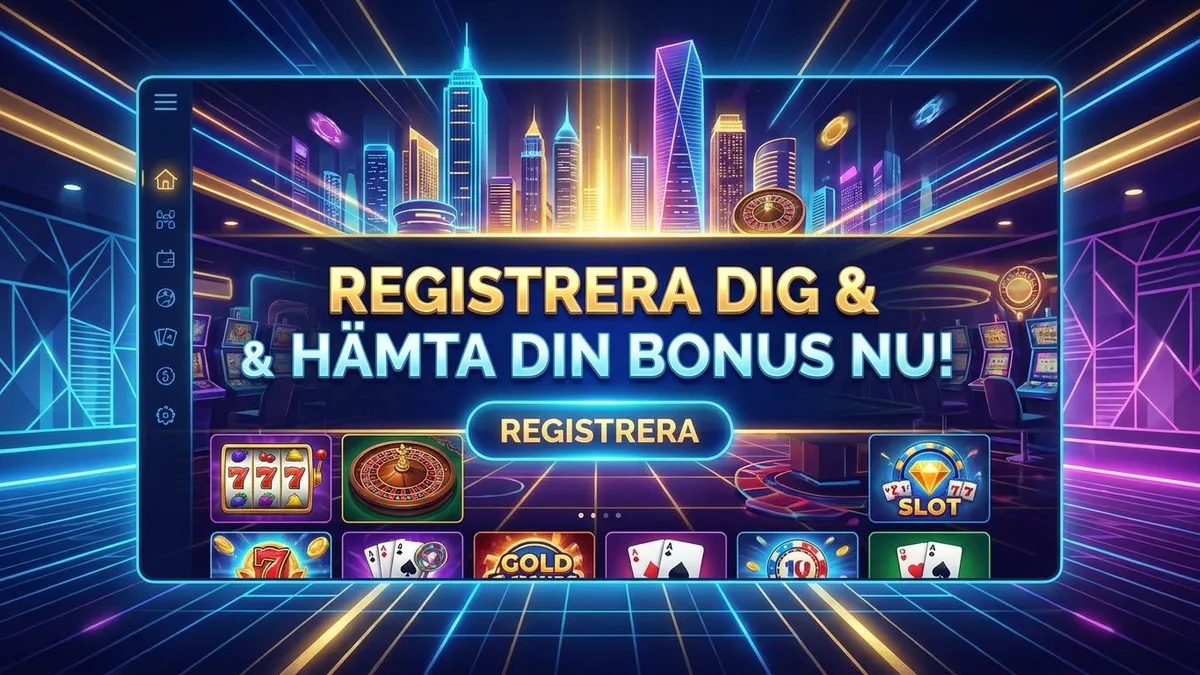 Registrera dig med bonus